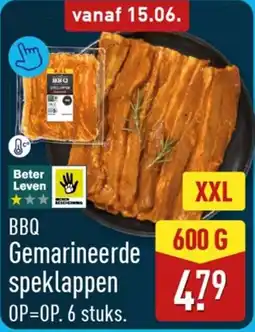 ALDI BBQ Gemarineerde Speklappen XXL aanbieding