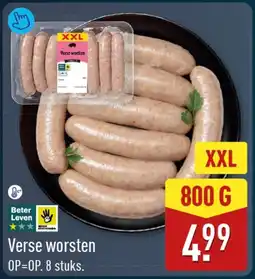 ALDI Verse Worsten XXL aanbieding