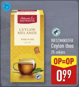 ALDI Westminster Ceylon Thee aanbieding