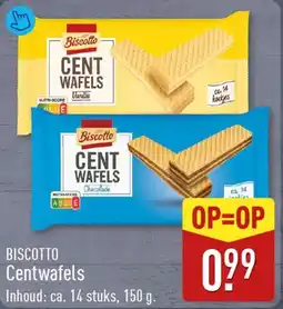 ALDI Biscotto Centwafels aanbieding