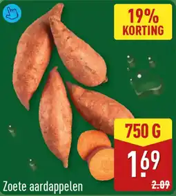 ALDI Zoete Aardappelen aanbieding