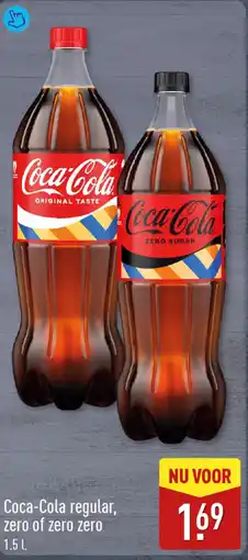 ALDI Coca-Cola Zero of Zero Sugar aanbieding