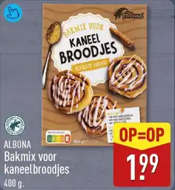 ALDI Albona Bakmix voor Kaneelbroodjes aanbieding