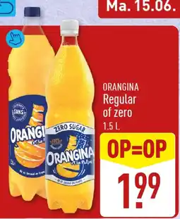 ALDI Orangina Regular of Zero aanbieding