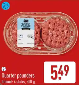 ALDI Quarter Pounders aanbieding