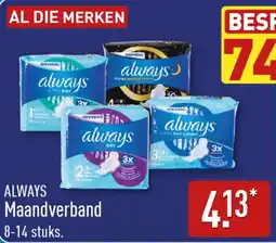 ALDI Alway's Maandverband aanbieding
