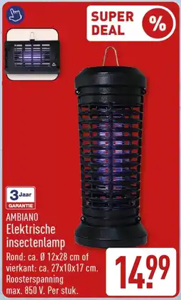 ALDI Ambiano Elektrische Insectenlamp aanbieding