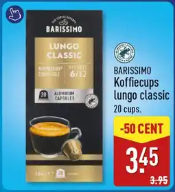 ALDI Barissimo Koffiecups Lungo Classic aanbieding