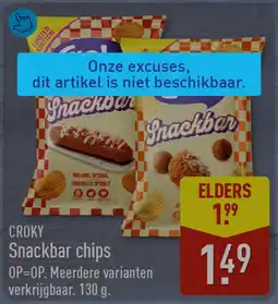 ALDI Croky Snackbar Chips aanbieding