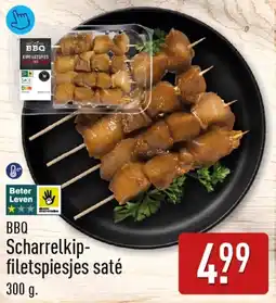 ALDI BBQ Scharrel Kipfilet Spiesjes Saté aanbieding