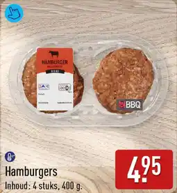 ALDI Hamburgers aanbieding