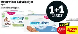 Kruidvat Waterwipes babydoekjes aanbieding