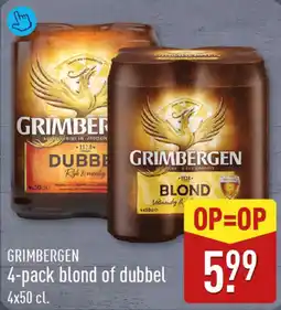 ALDI Grimbergen Blond Of Dubbel aanbieding