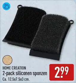 ALDI Home Creation Silicone Sponzen aanbieding