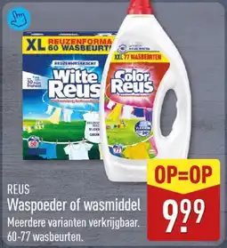 ALDI Reus Waspoeder of Wasmiddel aanbieding