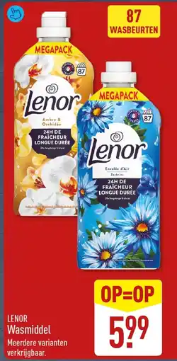 ALDI Lenor Wasmiddel aanbieding
