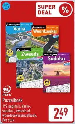 ALDI Puzzelboek aanbieding