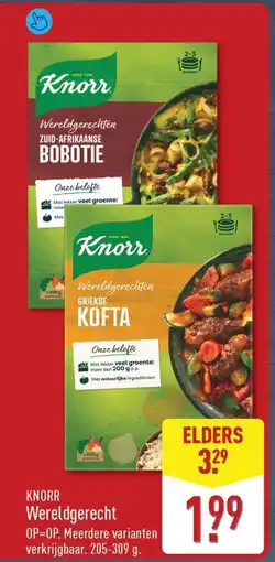 ALDI Knorr Wereldgerecht aanbieding
