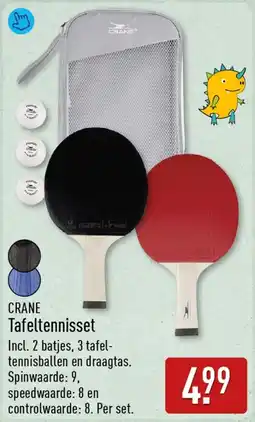 ALDI Crane Tafeltennisset aanbieding