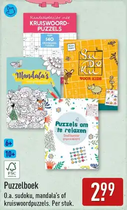 ALDI Puzzelboek aanbieding