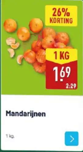 ALDI Mandarijnen aanbieding