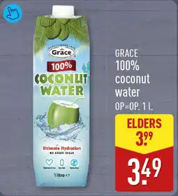 ALDI Grace 100% Coconut Water aanbieding