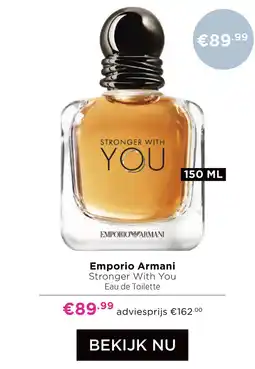 ICI Paris XL Emporio Armani Stronger With You aanbieding