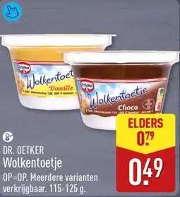 ALDI Dr. Oetker Wolkentoetje aanbieding