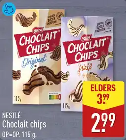 ALDI Nestle Choclait Chips aanbieding