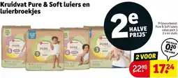 Kruidvat Kruidvat Pure & Soft luiers en luierbroekjes aanbieding