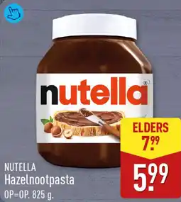 ALDI Nutella Hazelnootpasta aanbieding