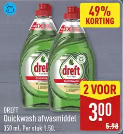 ALDI Dreft Quickwash Afwasmiddel aanbieding