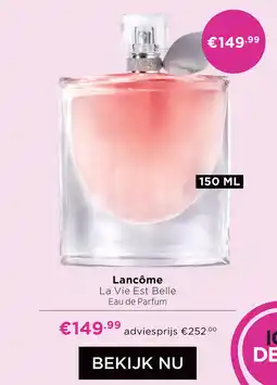 ICI Paris XL Lancôme La Vie Est Belle aanbieding