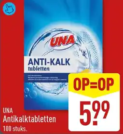 ALDI Una Antikalktabletten aanbieding