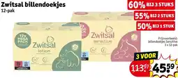 Kruidvat Zwitsal billendoekjes aanbieding