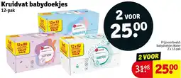 Kruidvat Kruidvat babydoekjes aanbieding