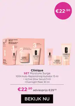 ICI Paris XL Clinique SET Moisture Surge aanbieding