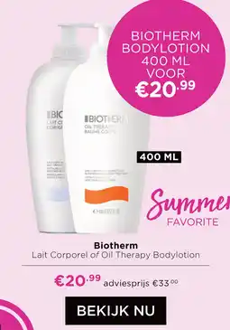 ICI Paris XL Biotherm aanbieding