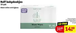 Kruidvat Naïf babydoekjes aanbieding