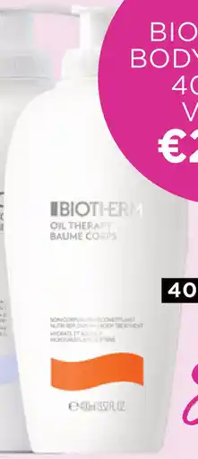 ICI Paris XL Biotherm Oil Therapy Bodylotion aanbieding