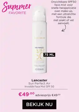 ICI Paris XL Lancaster Sun Perfect Air aanbieding