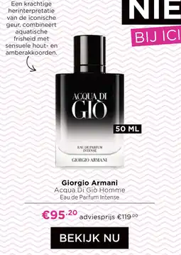 ICI Paris XL Giorgio Armani Acqua Di Giò Homme aanbieding