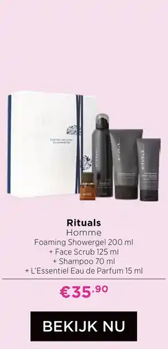 ICI Paris XL Rituals Homme aanbieding
