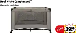 Kruidvat Novi Nicky Campingbed aanbieding