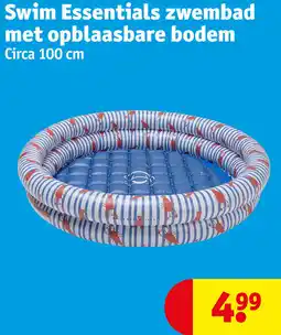 Kruidvat Swim Essentials zwembad met opblaasbare bodem aanbieding