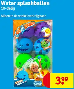 Kruidvat Water splashballen aanbieding