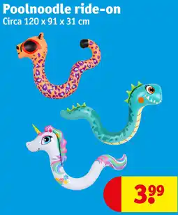 Kruidvat Poolnoodle ride-on aanbieding