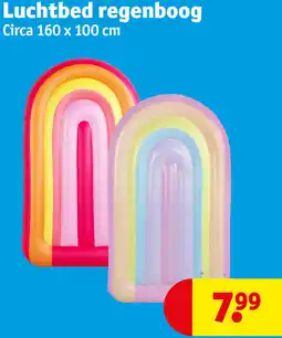 Kruidvat Luchtbed regenboog aanbieding