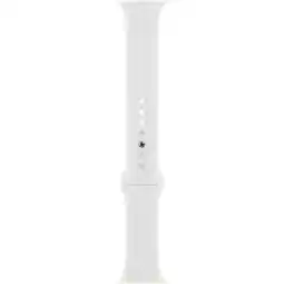 Bol.com Apple Watch sportbandje - Voor Apple Watch 3/4/5/6/7/8/SE/Ultra 42/44/45/49mm - Wit aanbieding
