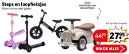 Kruidvat Steps en loopfietsjes aanbieding